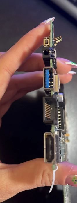 SCHEDA MADRE SMONTATA DA NOTEBOOK LENOVO usata