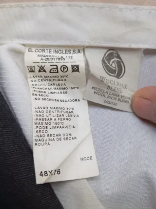 Pantalón vestir Emidio Tucci Talla 48/76 Gris