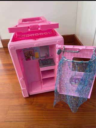 Camper grande Barbie rosa