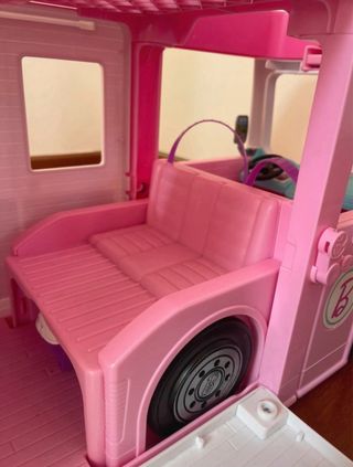 Camper grande Barbie rosa