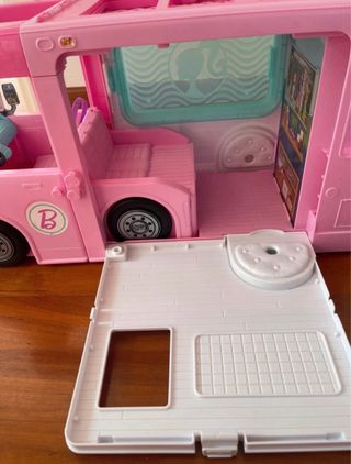 Camper grande Barbie rosa