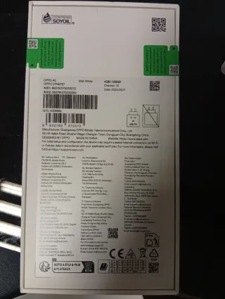 Móvil OPPO A5 Nuevo