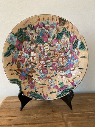 Plato grande de porcelana china