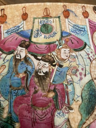 Plato grande de porcelana china