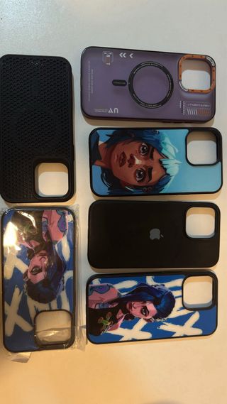 iPhone 14 Pro Max + 6 Fundas y 4 protectores