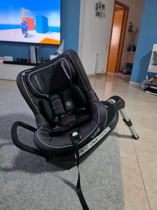 Silla coche bebé 0-18kg Isofix giratoria