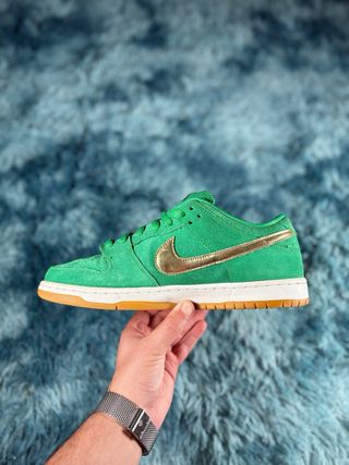 Nike Sb Dunk Low St. Patrick's Day Verde Dourado