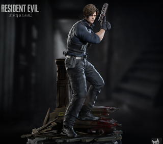 Figura Resina Leon S. Kennedy RE Requiem