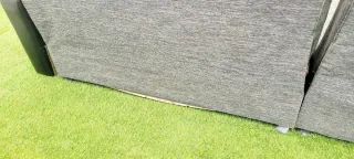 Sofá Cama Gris y Negro