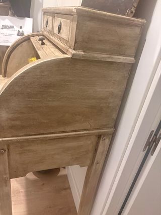 Buro restaurado madera maciza