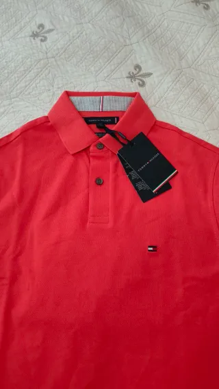 Polo Tommy Hilfiger Rosso Taglia XS