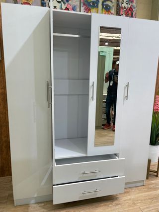 Nuevo Armario Doble Espejo Completo