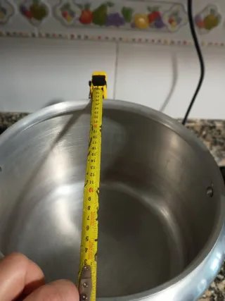 Olla a presión aluminio de 15 litros