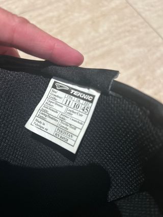 Botas de moto Tcx Enduro/Motocross Negro