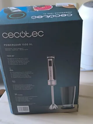 Batidora Trituradora Superpotente Cecotec 1500W