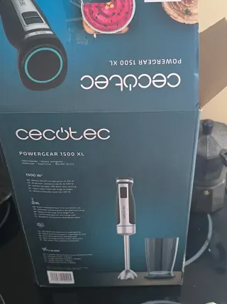 Batidora Trituradora Superpotente Cecotec 1500W