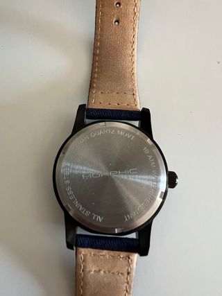 Reloj Morphic Negro y Azul