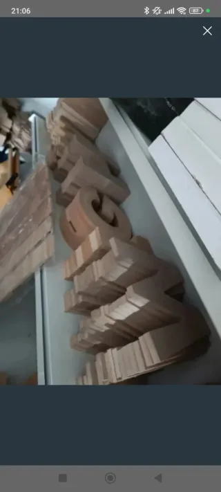 Letras de madera