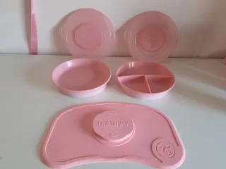 Set Vajilla Infantil Twistshake Rosa