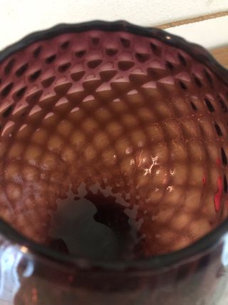 Jarrón Grande Forma Copa Morado