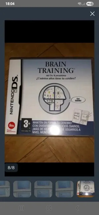 Brain Training Nintendo DS. Como nuevo