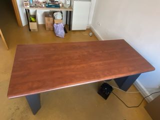 Mesa de despacho, madera maciza