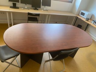 Mesa de despacho, madera maciza