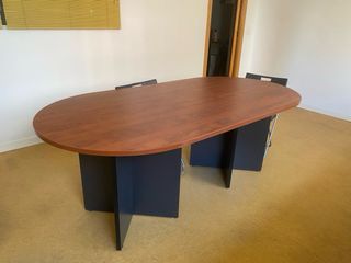 Mesa de despacho, madera maciza