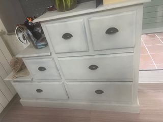 Cómoda blanca y wenber 120x32x92