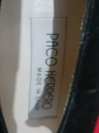 Zapatos Paco Herrero Tacon Talla 36