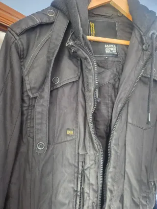 Chaqueta Jack & Jones Negra Talla L