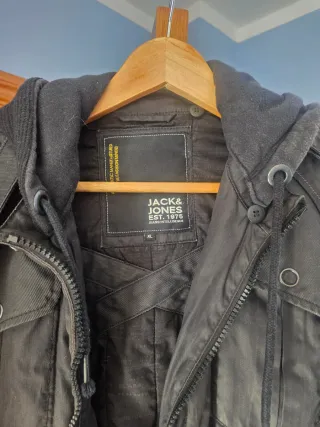 Chaqueta Jack & Jones Negra Talla L