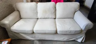 Sofá Ektorp Ikea Blanco y Multicolor