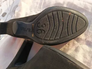 Zapatos Unisa Negros Mujer