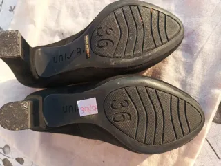 Zapatos Unisa Negros Mujer