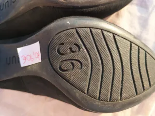 Zapatos Unisa Negros Mujer