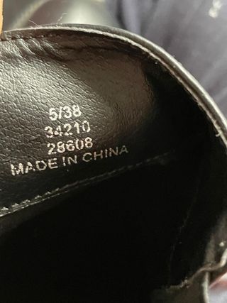 Botas Chelsea tacón negras T.38