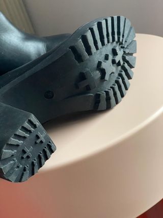 Botas Chelsea tacón negras T.38