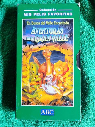Lote de 3 Películas VHS Infantiles Animadas