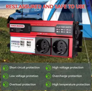 Inversor 4000W DC 12V a AC 220V/230V