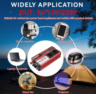 Inversor 4000W DC 12V a AC 220V/230V