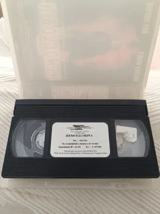Hemoglobin VHS Película Terror Español