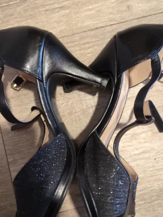 Zapatos de tacón negros mujer