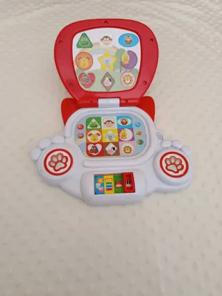 Ordenador infantil musical gato