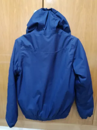 Anorak reversible azul y rojo
