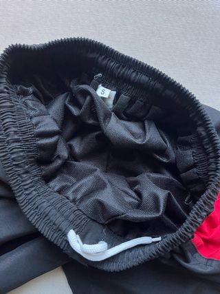 Pantalón deportivo Daedo negro/rojo Talla S Retro