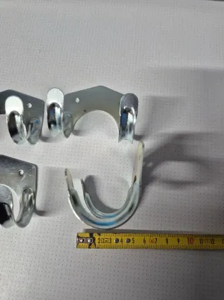 Set 4 Ganci Metallo