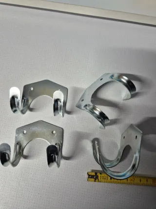 Set 4 Ganci Metallo