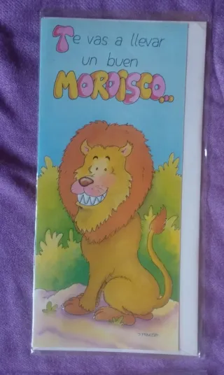 Lote 6 Postales Humor Años 90
