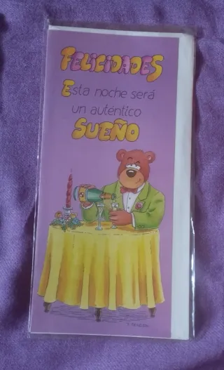 Lote 6 Postales Humor Años 90